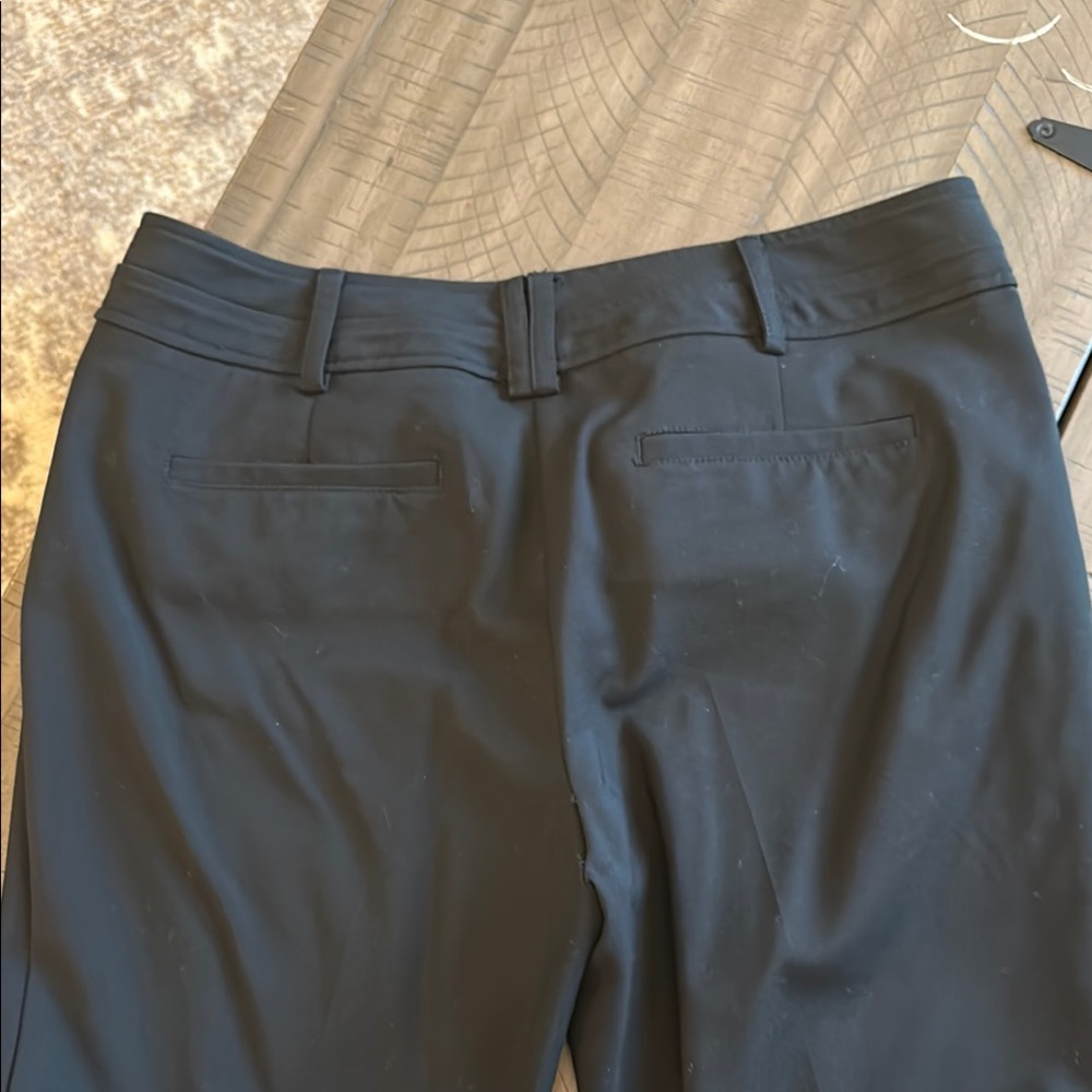 New York & Co 7th Avenue Black Flare Leg Dress Pants Trousers - Picture 6 of 9
